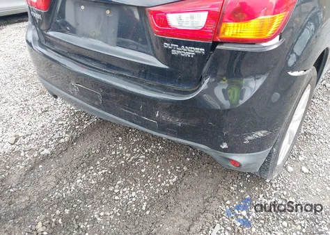 2013 Mitsubishi Outlander Sport Es from USA, damaged, VIN 4A4AP3AU5DE014285